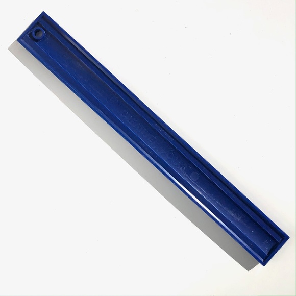 Creative Works 12 inch ruler plastic in bright blue with red letters patriotic - Picture 2 of 4